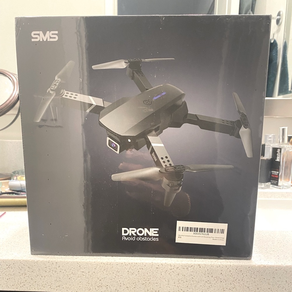 Myshele SMS Foldable Obstacle Avoidance Drone with 4k HD Camera